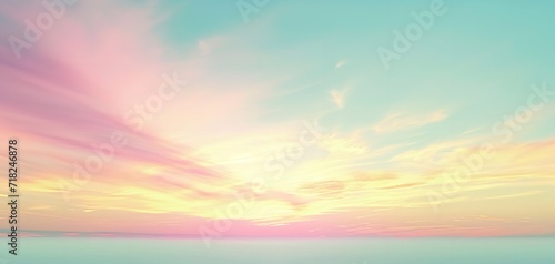 Colorful Clouds Background in the Air Over the Sunrise