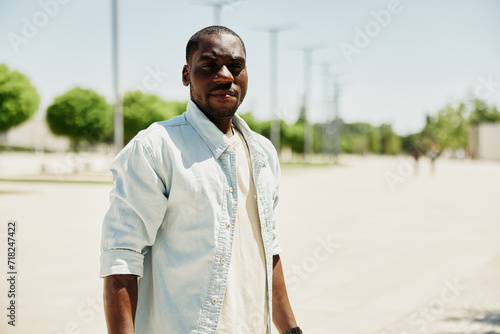 Black man happy young background male portrait african person © SHOTPRIME STUDIO