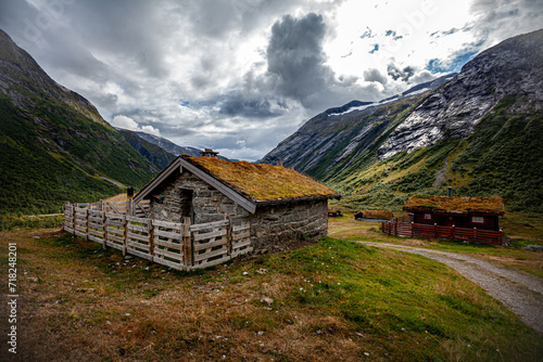 Landscape of Norway in summer