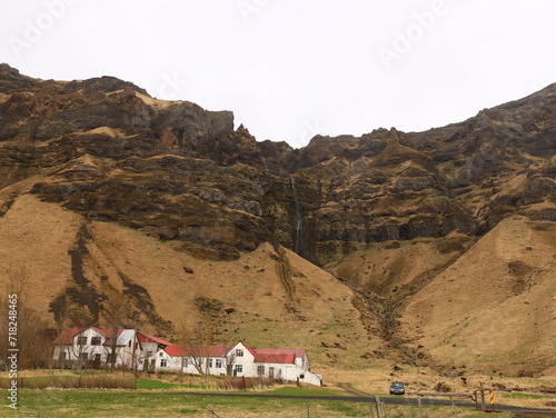 View on a mountain in the Southern Region of iceland © clement