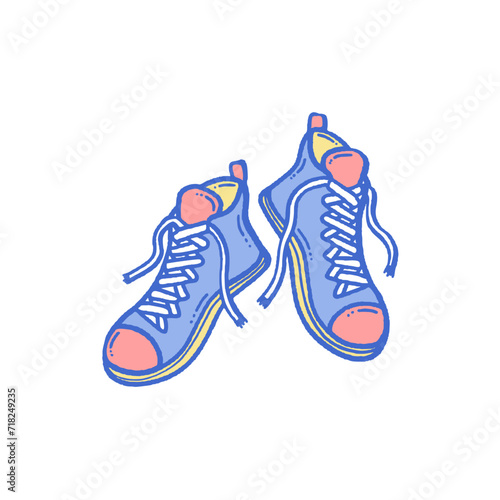 svg fashion style doodle element set