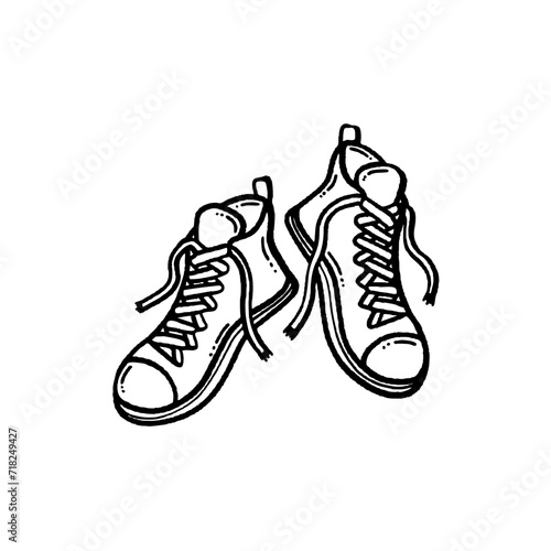 svg fashion style doodle element set