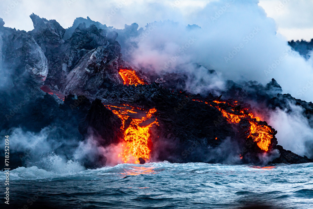 Lava flow in Hawaï