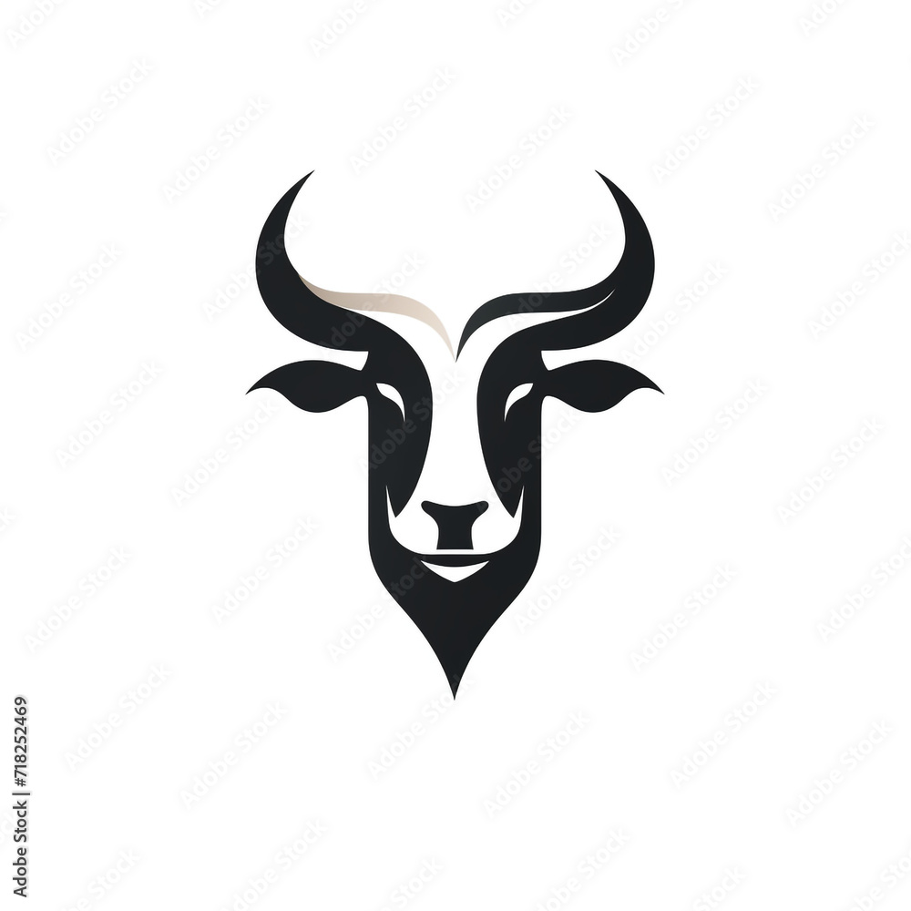 STYLIZED COW, full body, black an white, logo, icon, minimalist сreated with Generative Ai STYLIZED COW, full body, black an white, logo, icon, minimalist сreated with Generative Ai