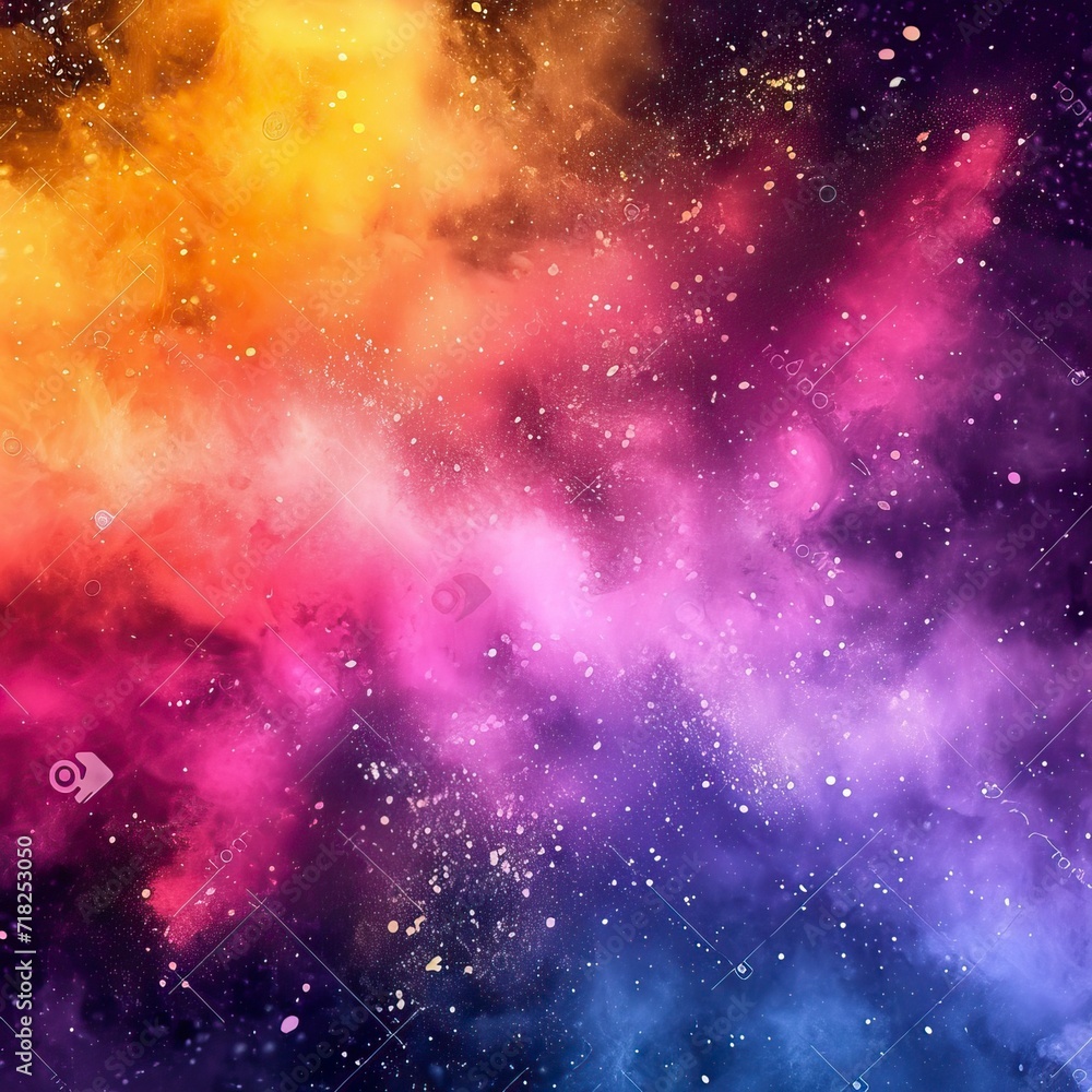 Naklejka premium Colorful Background for Holi