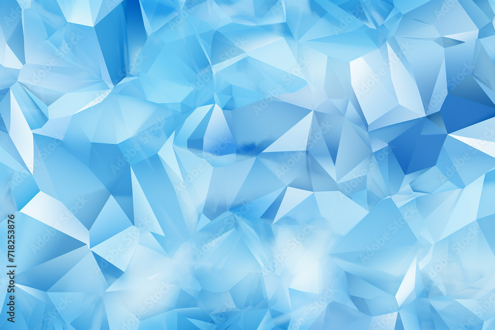 Blue crystal background. Abstract polygonal background. Blue crystal background. Abstract polygonal background.