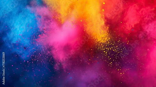 Colorful Background for Holi © CREATIVE STOCK