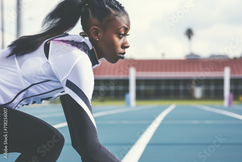 Athlete With Ponytail Gearing Up For Race At The Starting Blocks. Сoncept Victorian Era Fashion, Steampunk Accessories, Gothic Romance, Vintage Glamour, Retro Swing Dance