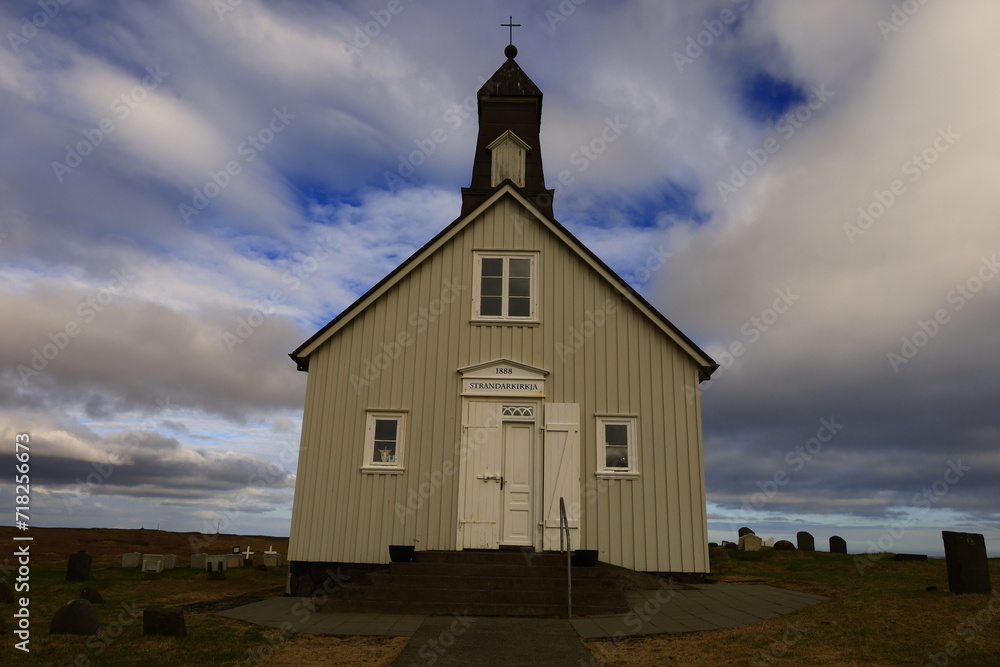 Strandarkirkja is a Lutheran parish church in Selvogur on the  southern coast of Iceland