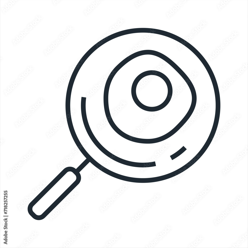 Omelette cooking vector flat icon. Isolated pan of fried egg emoji illustration.Fried Egg Omelette cooking vector flat icon. Isolated pan of fried egg emoji illustration.Fried Egg