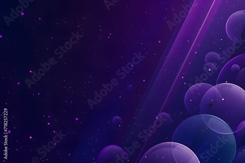 Purple Copy Space with Bokeh Circles