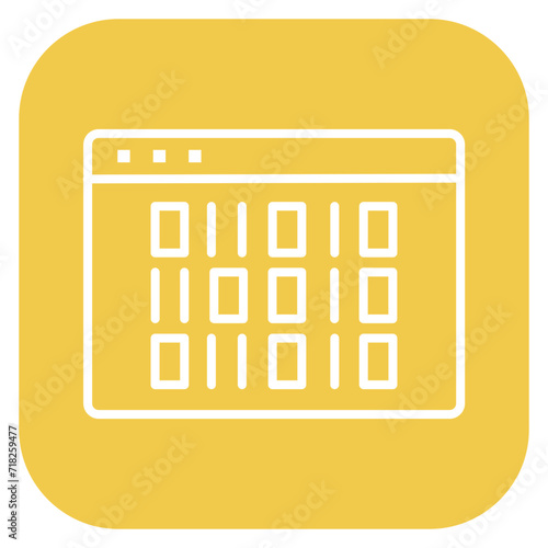 Binary Code Icon of Coding and Development iconset.