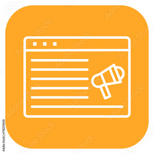 Online Ads Icon of Coding and Development iconset.