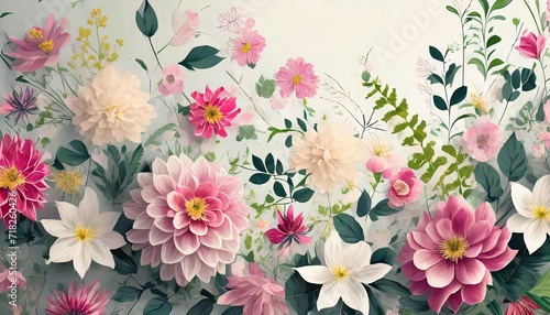 abstract floral background