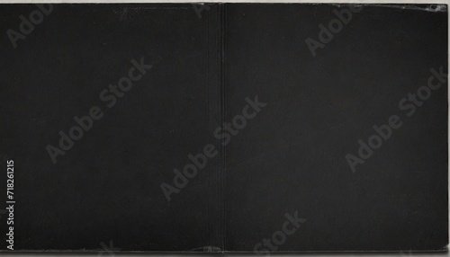old black paper book cover template mock up empty damaged grunge aged scratched shabby paper cardboard overlay texture
