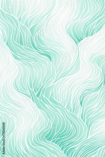 Organic patterns, Coral reefs patterns, white and aqua, vector image