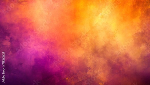 colorful orange pink and purple background distressed grunge texture abstract hot vibrant colors © Raymond