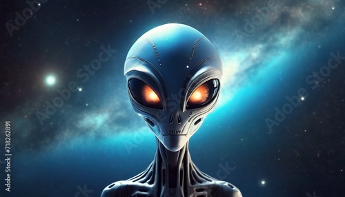 alien in space made with #718262891