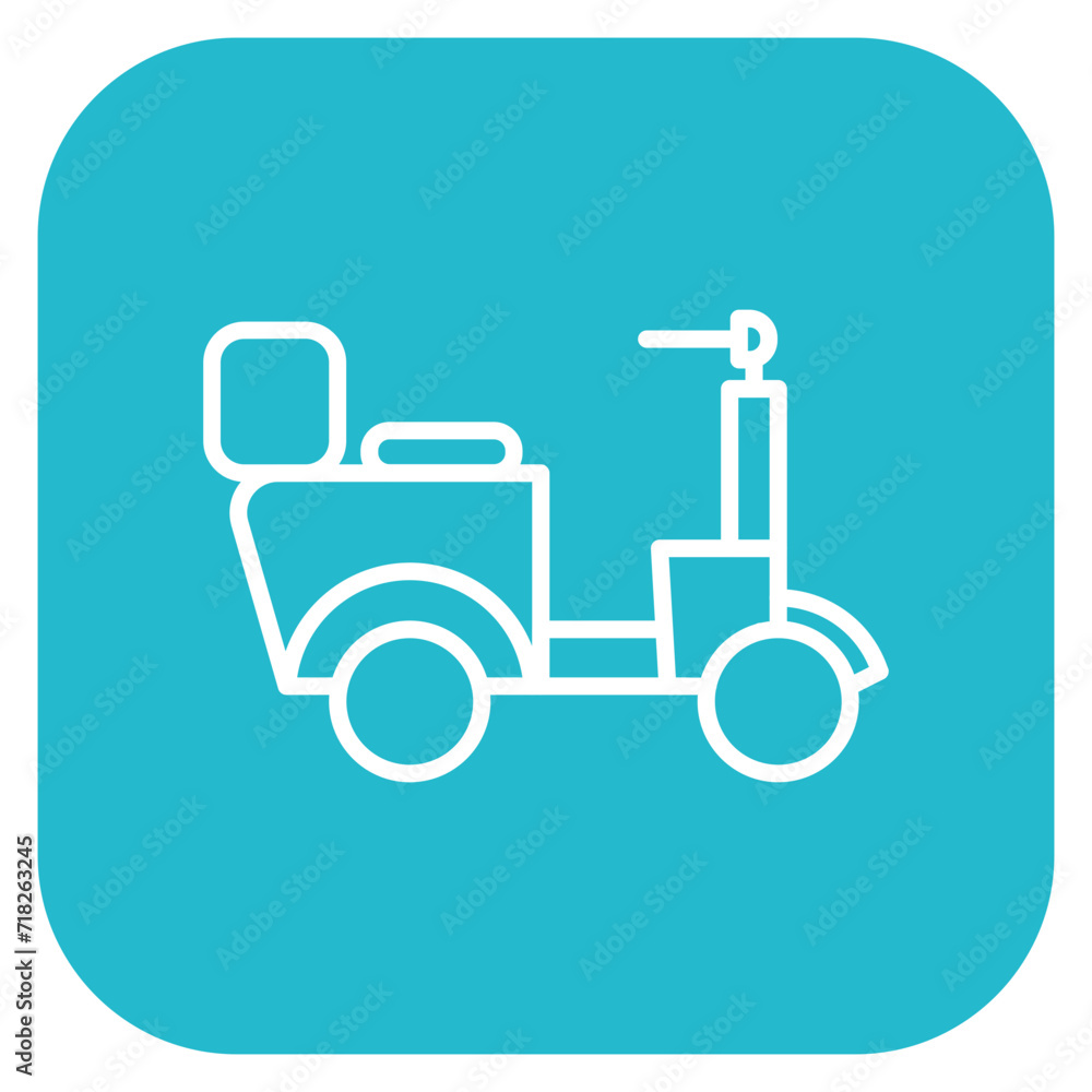 Delivery Scooter Icon of Shopping Friday iconset.