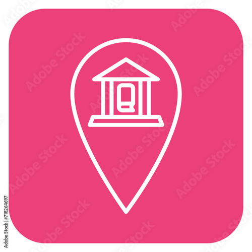 Library Location Icon of Online Education iconset.