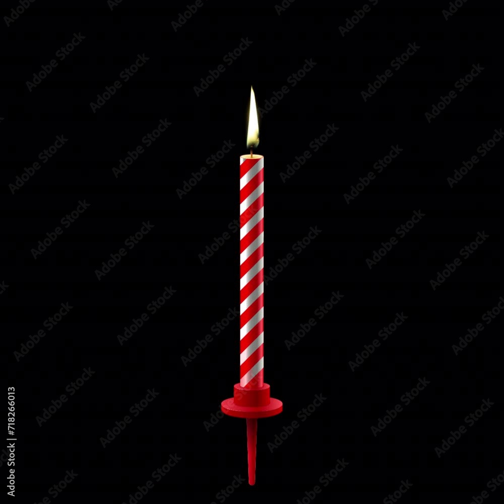 Candles Loop With Alpha Channel Candles Loop With Alpha Channel