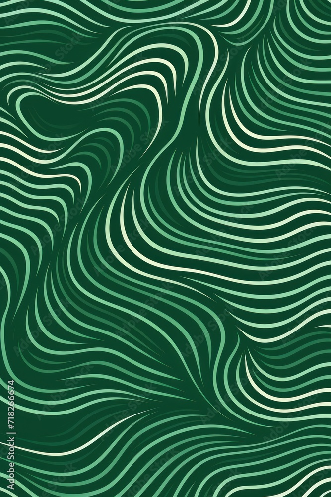 Organic patterns, Coral reefs patterns, white and forest green, vector image