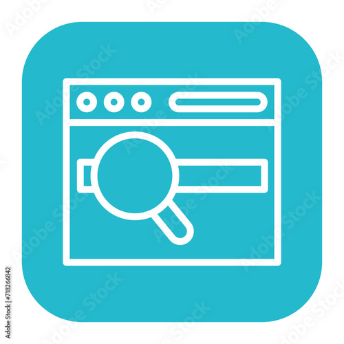 Web Search Icon of Online Marketing iconset.