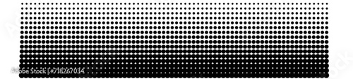 Dot background. Halftone texture, gradient dots pattern, half tone wallpaper with copyspace, spot fade vector illustration