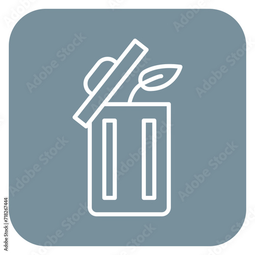 Plant Trash Icon of Pollution iconset.