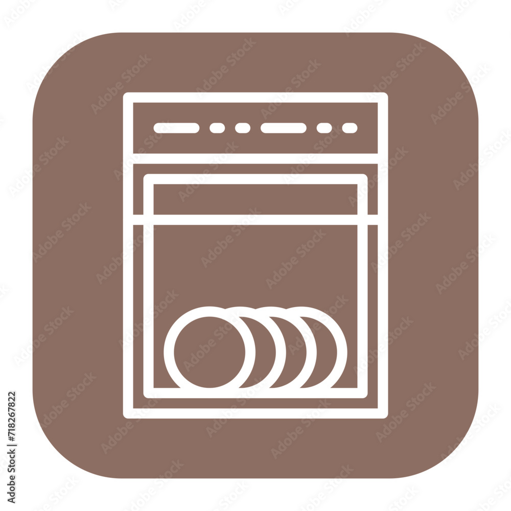 Dishwasher Icon of House Cleaning iconset. Dishwasher Icon of House Cleaning iconset.