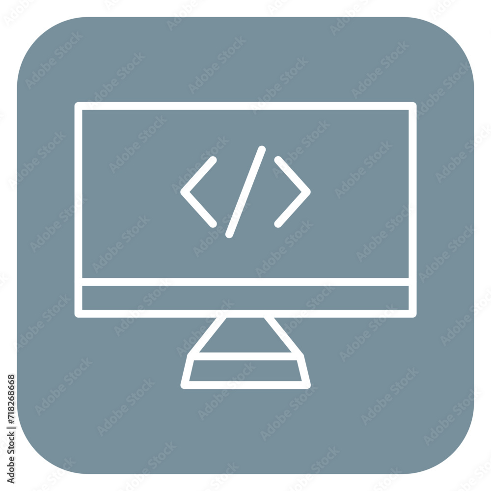 Monitor Icon of Computer Programming iconset. Monitor Icon of Computer Programming iconset.