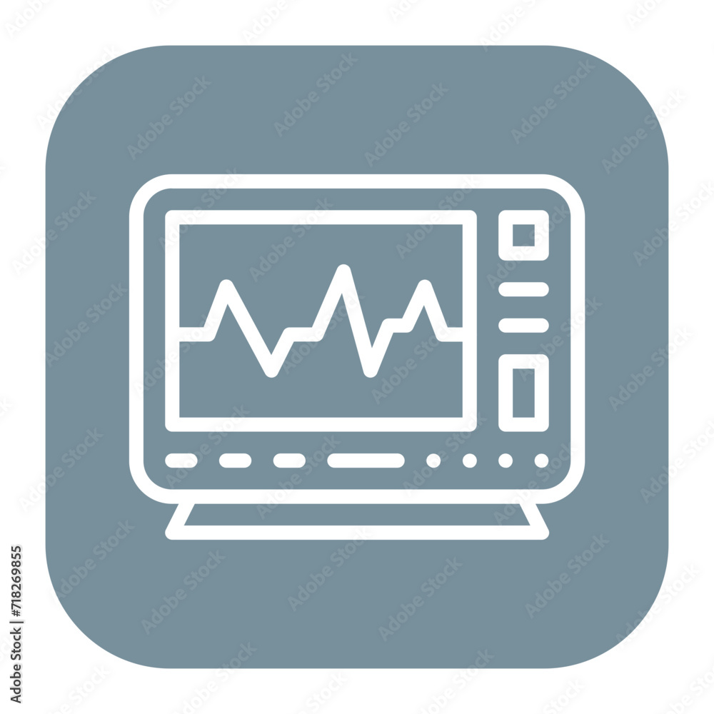 Electrocardiogram Icon of Health Checkup iconset. Electrocardiogram Icon of Health Checkup iconset.