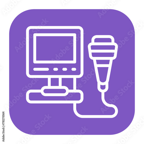 Ultrasonography Icon of Health Checkup iconset.