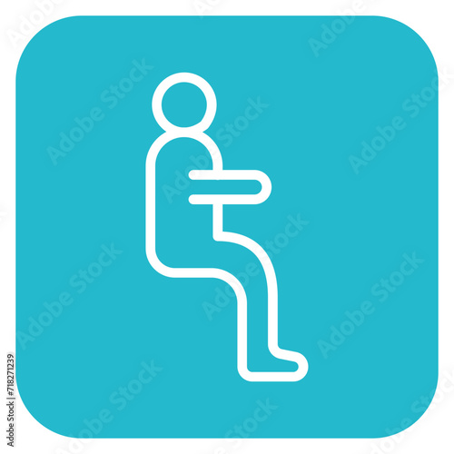 Squat Icon of Workout App iconset.