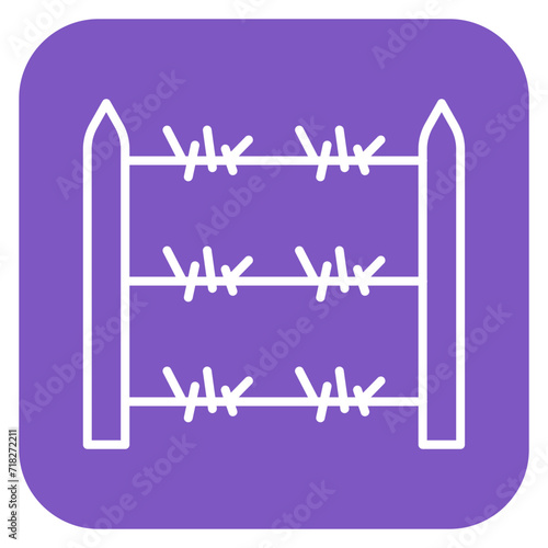 Fence Wire Icon of Crime and Law iconset.