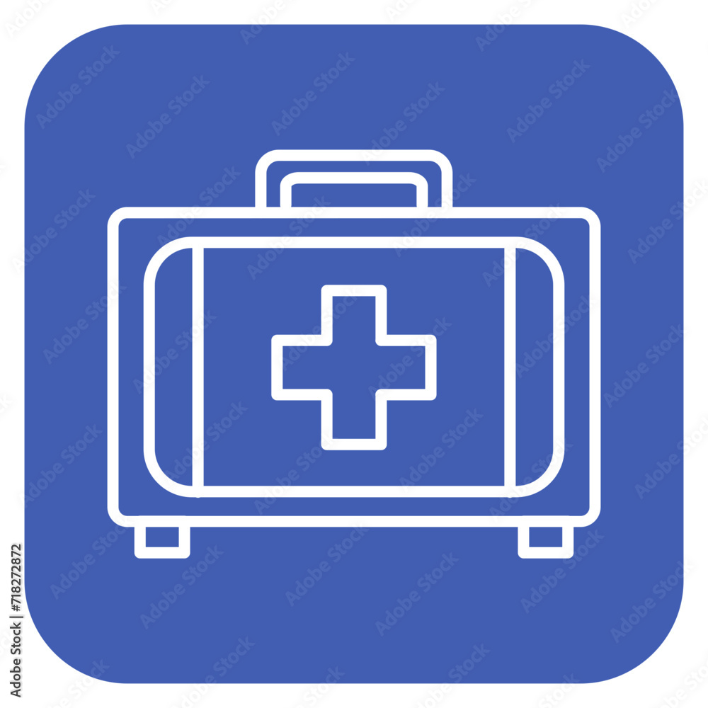 Obraz premium First Aid Kit Icon of Medicine iconset.