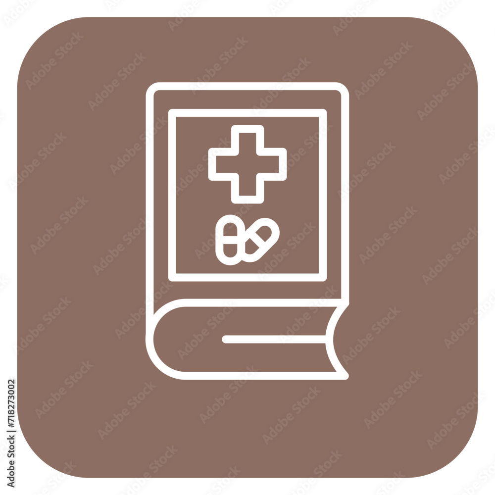 Medical Book Icon of Medicine iconset. Medical Book Icon of Medicine iconset.