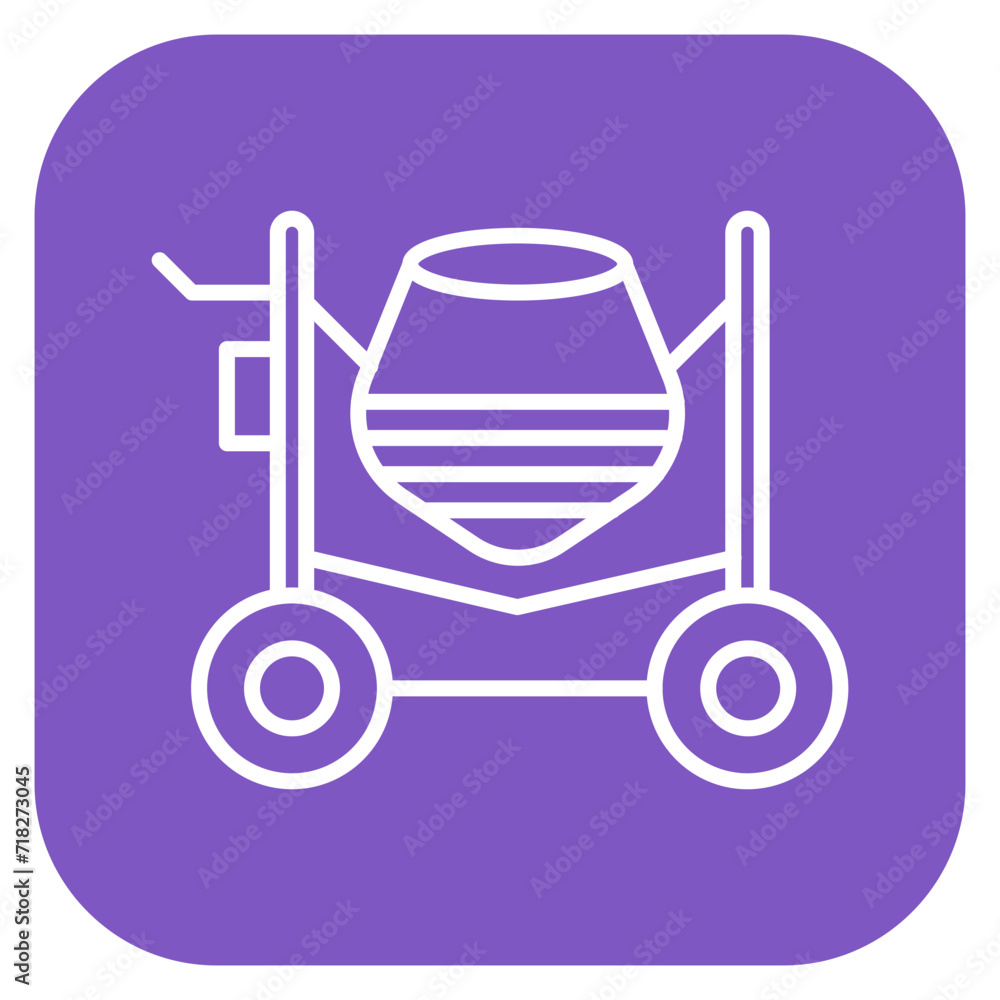 Concerete Mixer Icon of Construction Tools iconset. Concerete Mixer Icon of Construction Tools iconset.