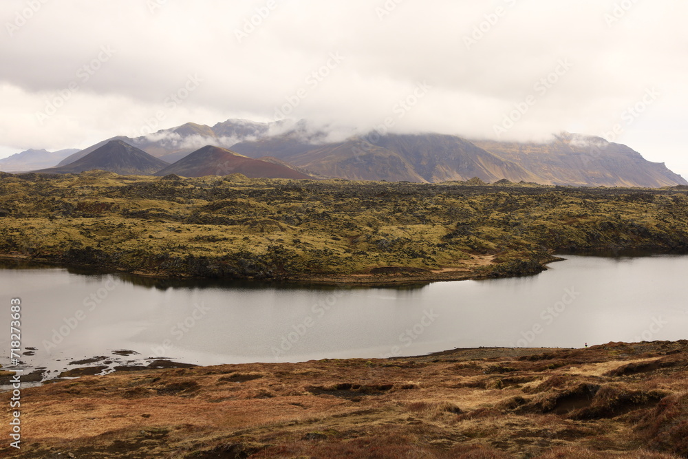 Selvallavatn is a volcanic lake located in the Snaefellsnes peninsula, Iceland Selvallavatn is a volcanic lake located in the Snaefellsnes peninsula, Iceland
