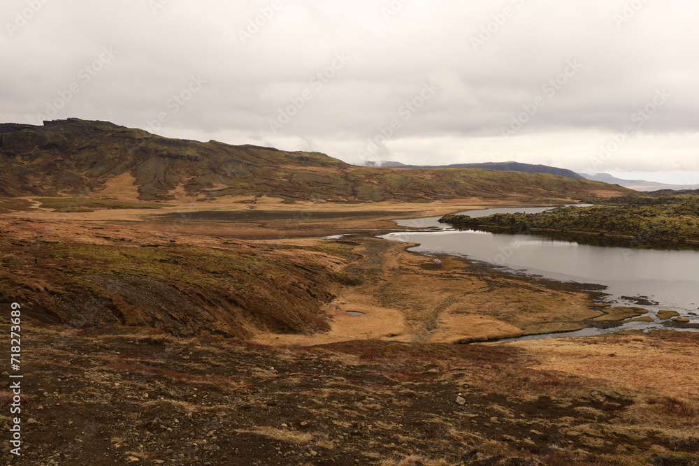 Selvallavatn is a volcanic lake located in the Snaefellsnes peninsula, Iceland Selvallavatn is a volcanic lake located in the Snaefellsnes peninsula, Iceland