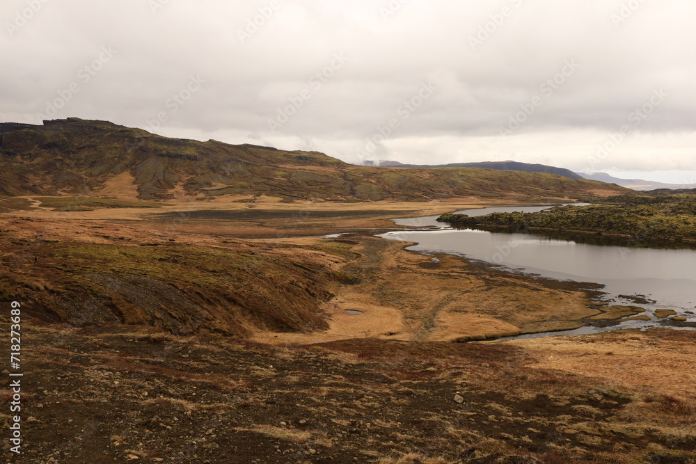 Selvallavatn is a volcanic lake located in the Snaefellsnes peninsula, Iceland