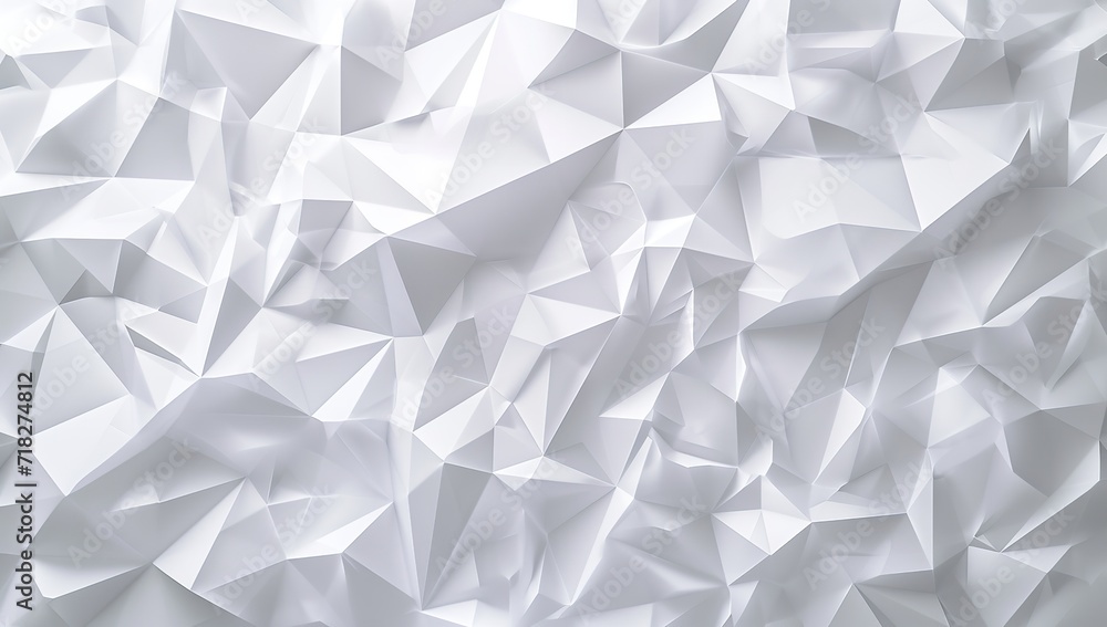 Abstract White-Colored Triangular Pattern Wall Abstract White-Colored Triangular Pattern Wall