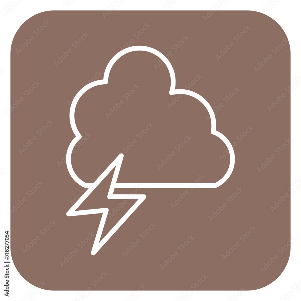 Thunderstorm Icon of Weather iconset. Thunderstorm Icon of Weather iconset.
