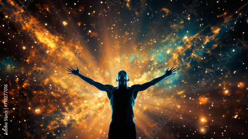 Man is the master of the universe and the lord of the stars