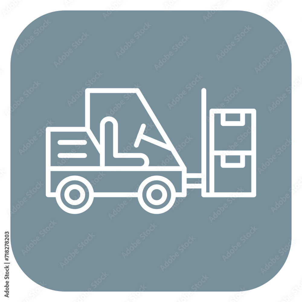 Forklift Icon of Delivery and Logistics iconset. Forklift Icon of Delivery and Logistics iconset.