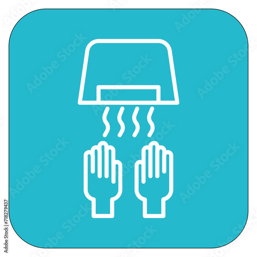 Hand Dryer Icon of Hygiene Routine iconset.
