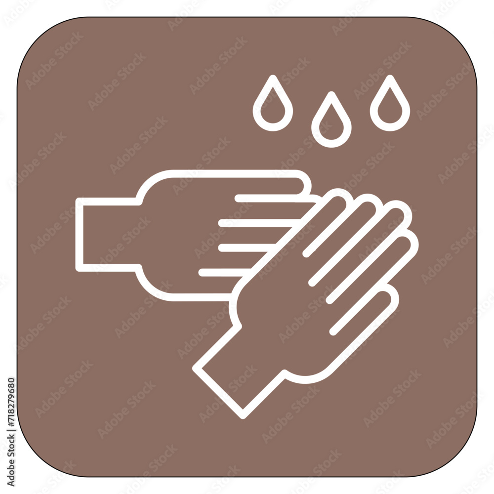 Washing Hands Icon of Hygiene Routine iconset.