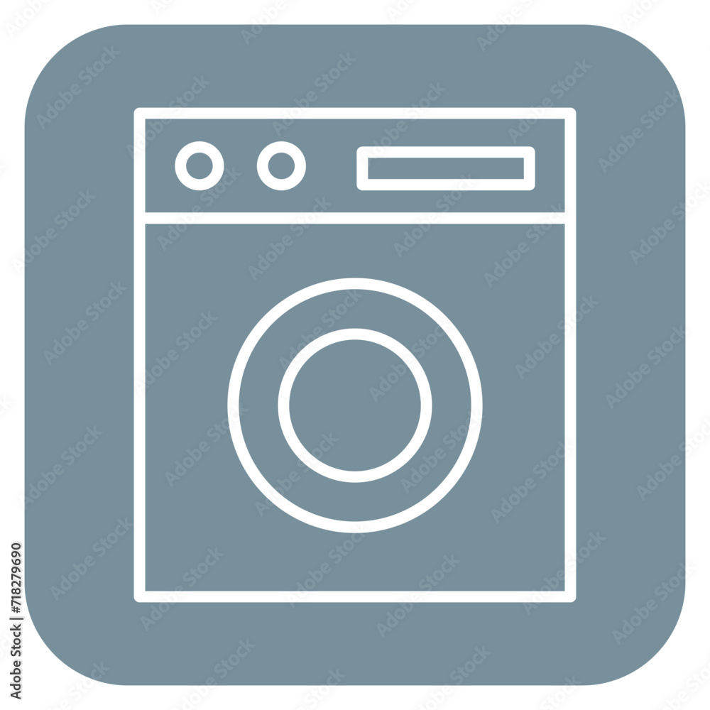 Washing Machine Icon of Hygiene Routine iconset. Washing Machine Icon of Hygiene Routine iconset.