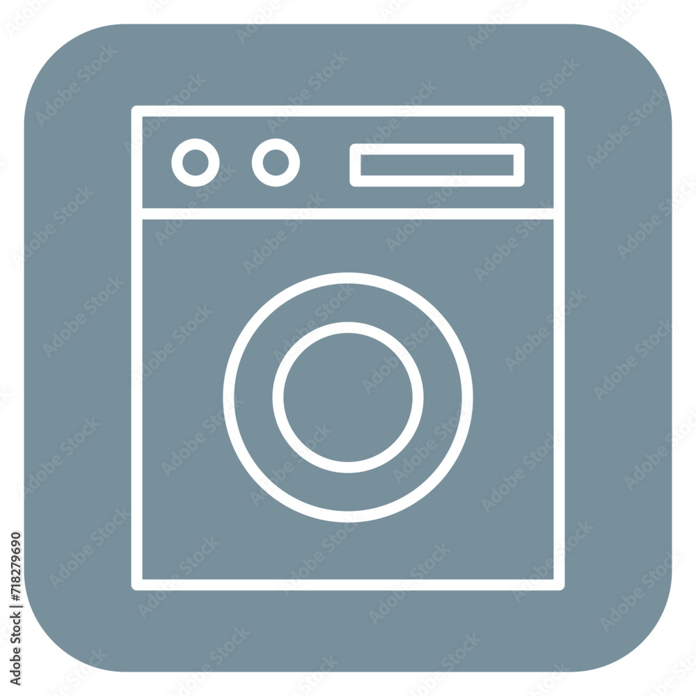 Washing Machine Icon of Hygiene Routine iconset.