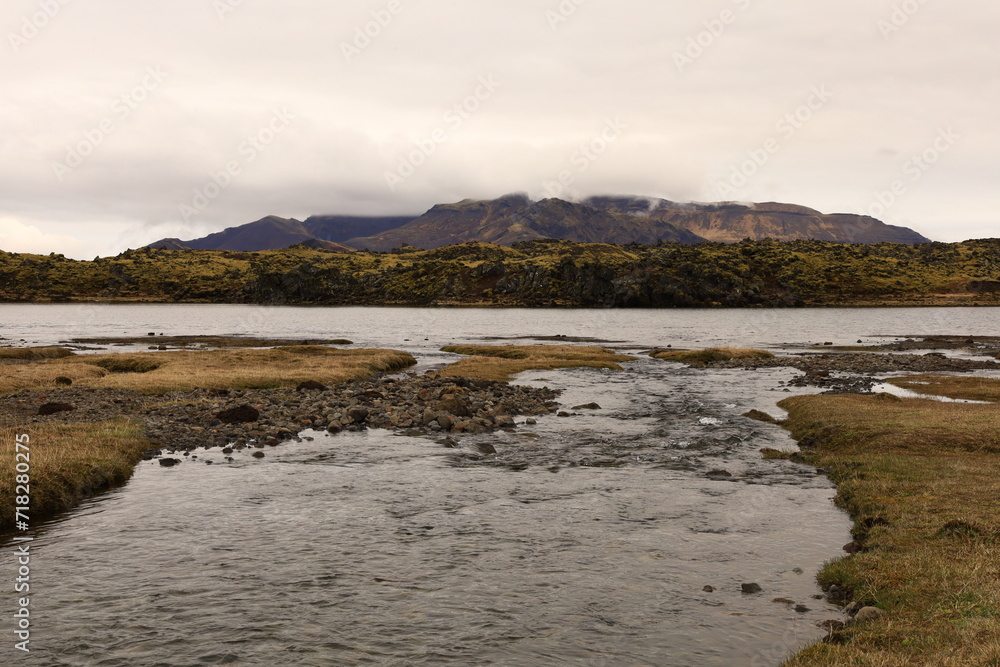 Selvallavatn is a volcanic lake located in the Snaefellsnes peninsula, Iceland Selvallavatn is a volcanic lake located in the Snaefellsnes peninsula, Iceland
